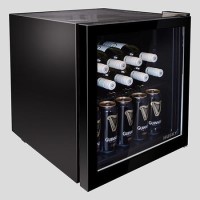 GRADE A2 - Husky HY192 Mini Fridge/Drinks Chiller - Black