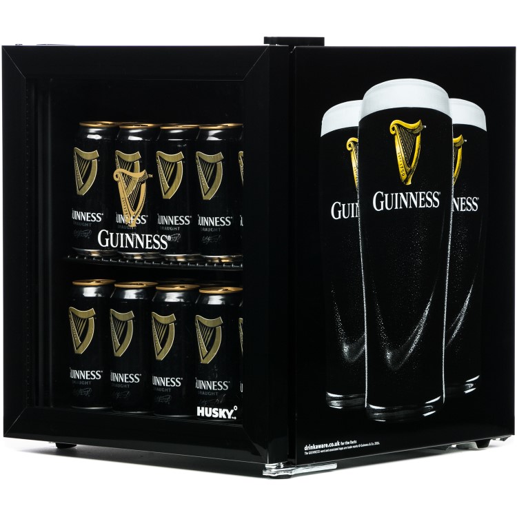 Husky 46 Litre Mini Fridge/Drinks Cooler - Guinness 