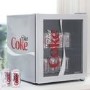 GRADE A2 - Husky HY209 Diet Coke Mini Fridge/Drinks Cooler - Silver