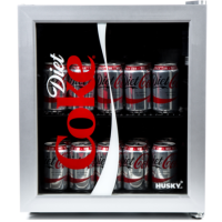 Husky 48 Litre Diet Coke Mini Fridge - Silver Husky 48 Litre Diet Coke Mini Fridge - Silver