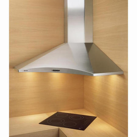 Elica HYDRA Designer Corner Chimney Cooker Hood Stainless Steel