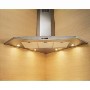Elica HYDRA Designer Corner Chimney Cooker Hood Stainless Steel