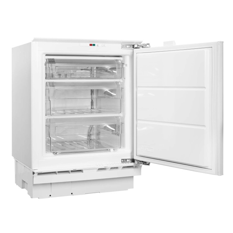 Hotpoint HZA1 60cm Wide Integrated Upright Under Counter Freezer - White