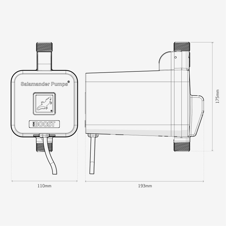 Salamander HomeBoost 1.6 Bar Mains Boosting Pump