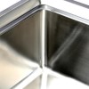 GRADE A2 - Taylor &amp; Moore Huron 1.5 Bowl Reversible Stainless Steel Sink