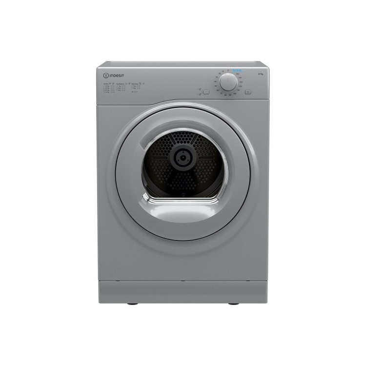 Indesit 8kg Vented Tumble Dryer - Silver