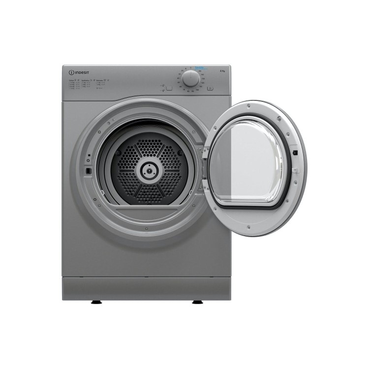Indesit 8kg Vented Tumble Dryer - Silver