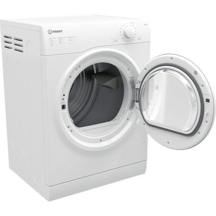 Refurbished Indesit I1D80WUK Freestanding Vented 8KG Tumble Dryer White