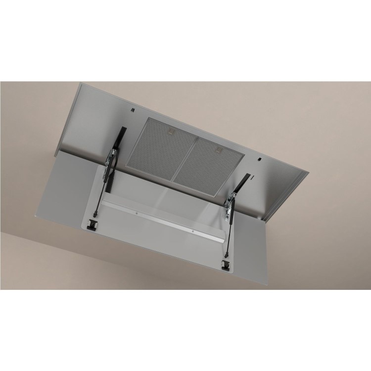 Neff N70 120cm Ceiling Cooker Hood - White Glass