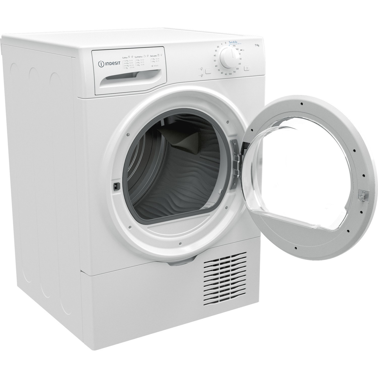 Indesit 7kg Freestanding Condenser Tumble Dryer White I2D71WUK