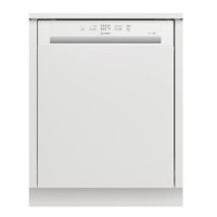 Indesit Semi-Integrated Dishwasher - Push&Go - White control panel