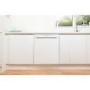 Indesit Semi-Integrated Dishwasher - Push&Go - White control panel