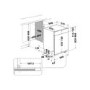 Refurbished Indesit I3BL626UK 14 Place Semi Integrated Dishwasher White