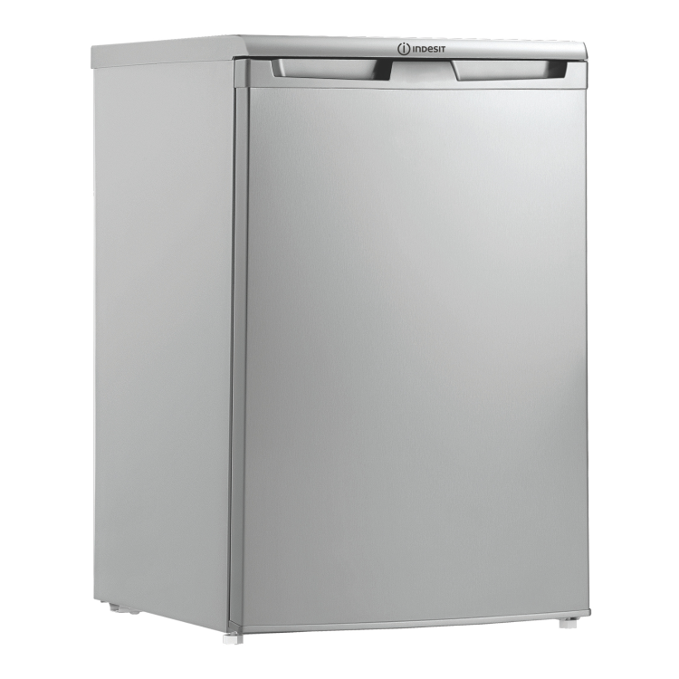 Indesit 128 Litre Freestanding Under Counter Larder Fridge - Silver