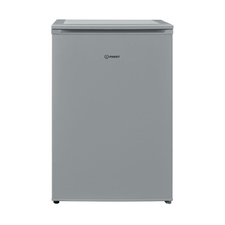 Refurbished Indesit I55VM1120S Freestanding 121 Litre Under Counter Fridge Silver