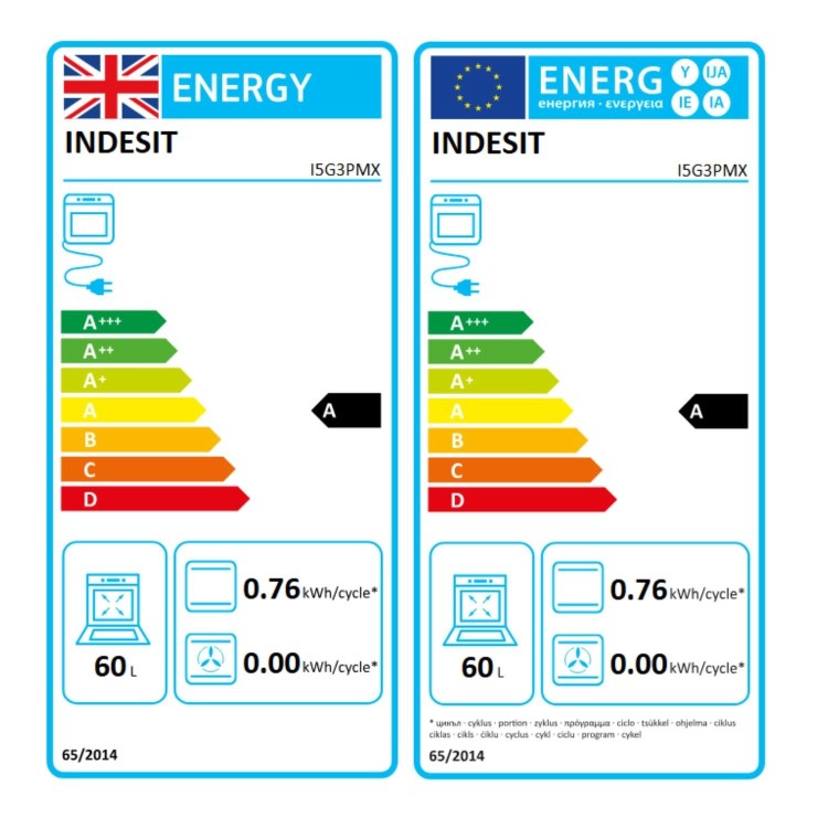 Indesit 50cm Dual Fuel Cooker - Stainless Steel