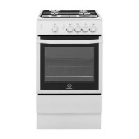 Indesit I5GGW White 50cm Single Oven Gas Cooker - White