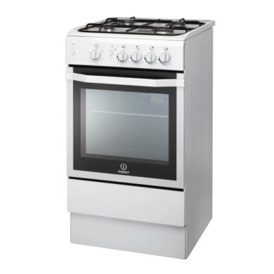 Indesit I5GGW White 50cm Single Oven Gas Cooker - White