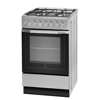 Indesit I5GSH1S 50cm Dual Fuel Single Oven Cooker Silver