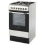 GRADE A1 - Indesit I5GSH1X 50cm Single Oven Dual Fuel Cooker Stainless Steel