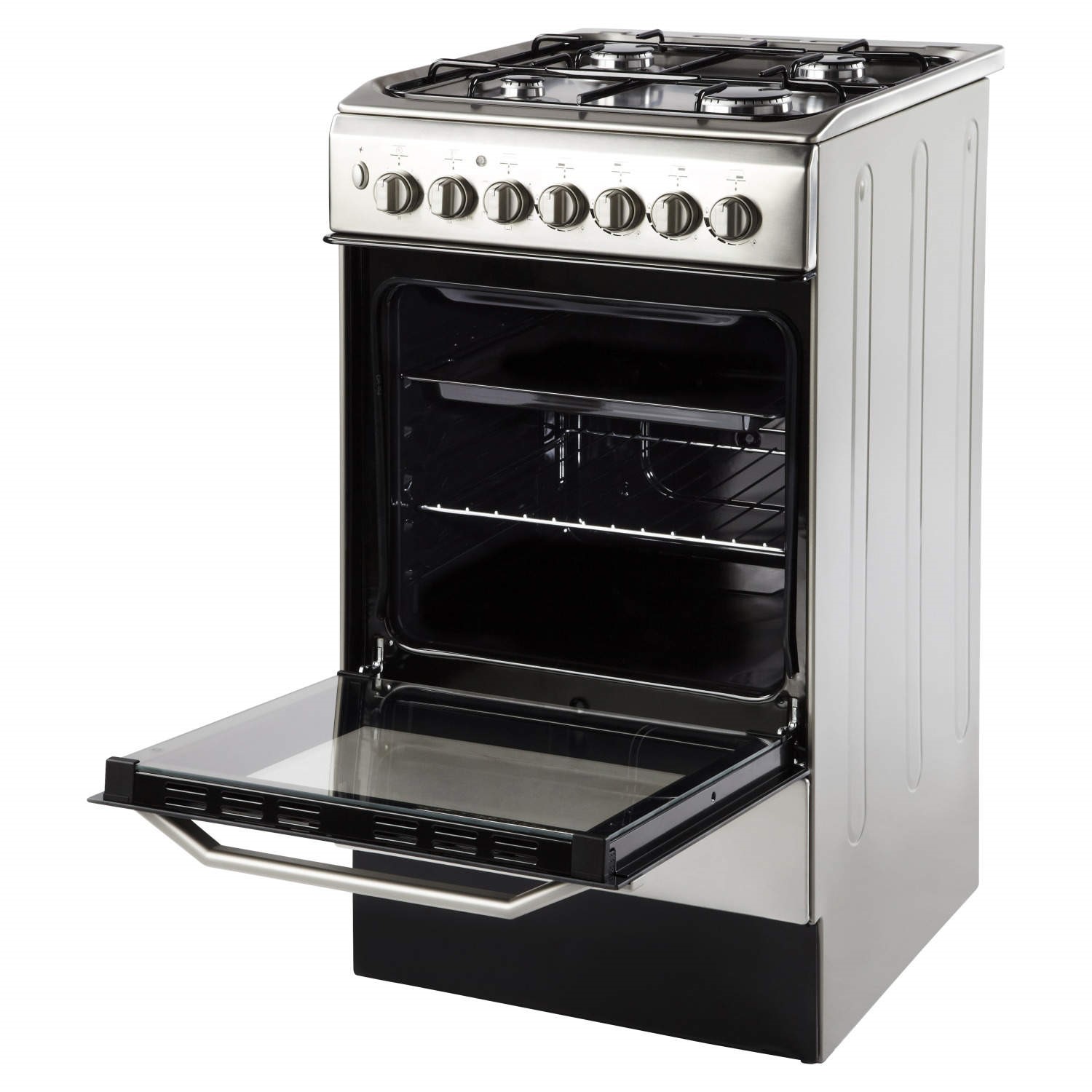 Indesit I5GSH1X 50cm Dual Fuel Cooker Stainless Steel Appliances Direct