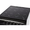 GRADE A1 - Indesit I5VSHK 50cm Single Oven Cooker With Ceramic Hob Black