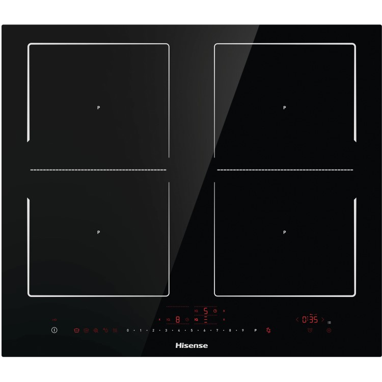 Hisense 60cm 4 Zone Induction Hob with Flex Zones