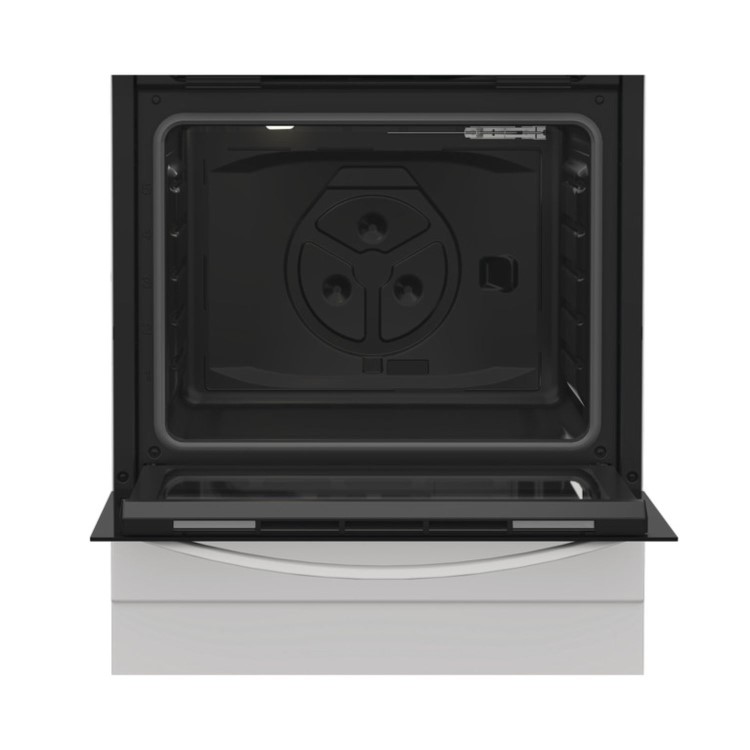Indesit 60cm Dual Fuel Cooker - White