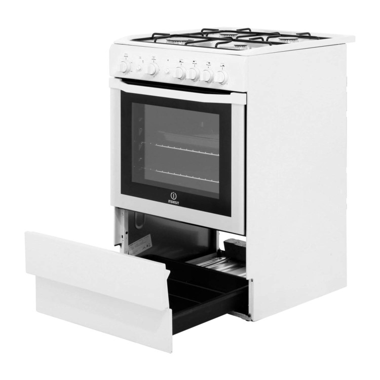 Indesit 60cm Gas Cooker - White