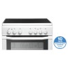 Refurbished Indesit I6VV2AW 60cm Single Oven Electric Cooker with Ceramic Hob  - White