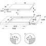 Hisense I8433C 80cm 4 Zone Induction Hob With Bridge Zone