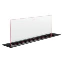I88WMM1S7B Neff N90 80cm Clear Glass Downdraft Hood - Black