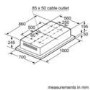 Neff I90CL46N0 100cm Wide Ceiling Extractor In Stainless Steel