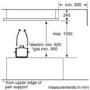 Neff I90CL46N0 100cm Wide Ceiling Extractor In Stainless Steel