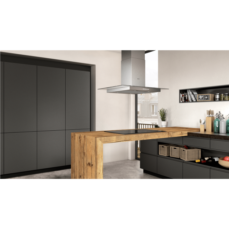 Refurbished Neff N50 I95GBE2N0B 90cm Island Cooker Hood Stainless Steel
