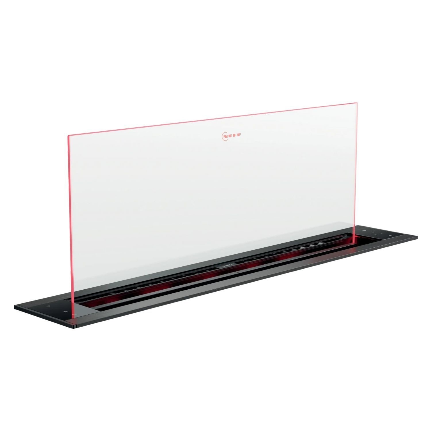 Neff I98WMM1S7B N90 90cm Clear Glass Downdraft Hood - Black