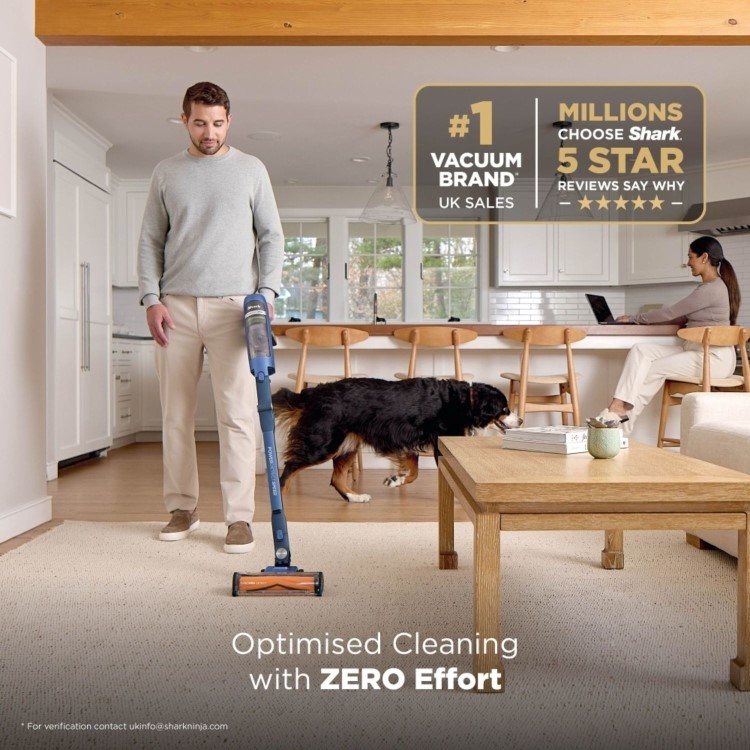 Shark IA3241UKT PowerDetect Speed Clean & Empty Pet Pro Cordless Vacuum Cleaner – Auto-Empty Dock  Ultramarine