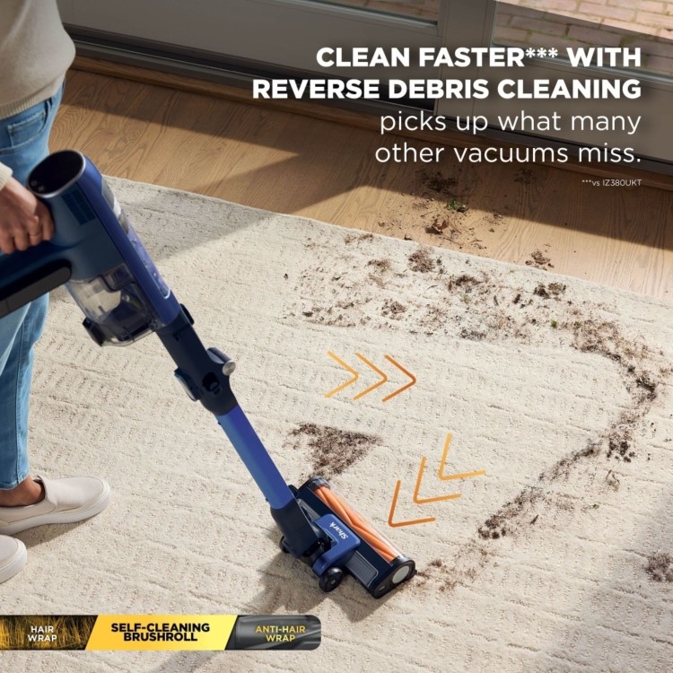 Shark IA3241UKT PowerDetect Speed Clean & Empty Pet Pro Cordless Vacuum Cleaner – Auto-Empty Dock  Ultramarine