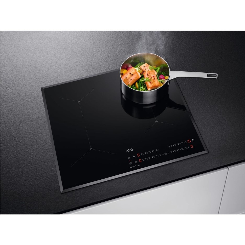 AEG MaxiSense 60cm Four Zone Induction Hob with Bevelled Edges
