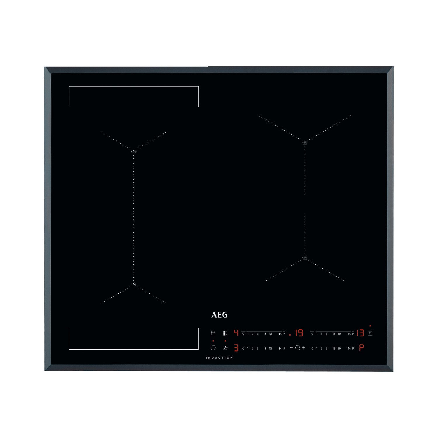 AEG 59cm 4 Zone Induction Hob with SenseBoil