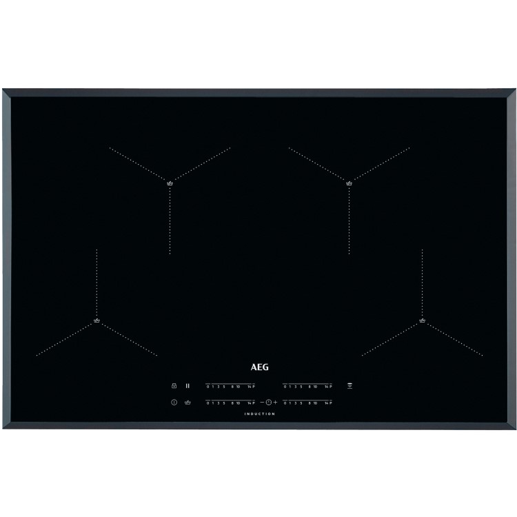 Refurbished AEG SenseBoil IAE84411FB 80cm 4 Zone Induction Hob
