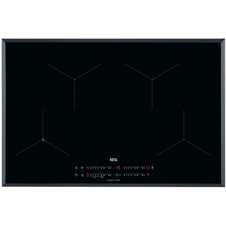 AEG IAE84431FB SenseFry 80cm Touch Control Four Zone Induction Hob
