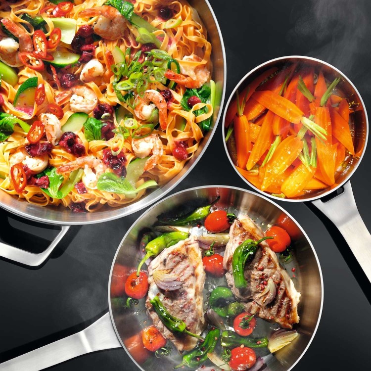 AEG IAE84431FB SenseFry 80cm Touch Control Four Zone Induction Hob