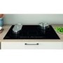 Refurbished Indesit IB21B77NE 77cm Touch Control Four Zone Induction Hob With Dualzone