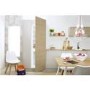 GRADE A3 - Indesit IB5050A1D 50-50 Sliding Rail Integrated Fridge Freezer - White