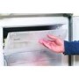 GRADE A2 - Indesit IBD5515S 60/40 157x55cm 206L Freestanding Fridge Freezer - Silver