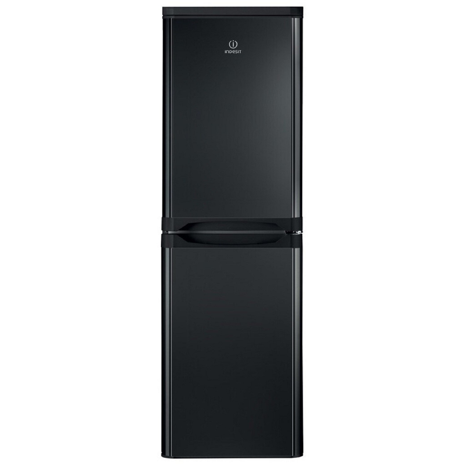 Indesit 235 Litre 50/50 Freestanding Fridge Freezer - Black