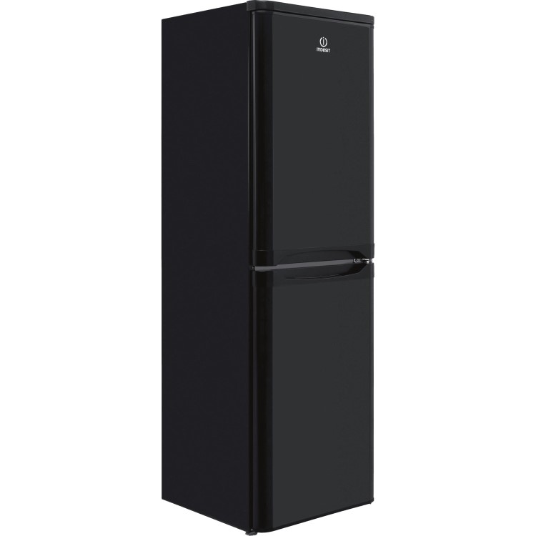 Indesit 235 Litre 50/50 Freestanding Fridge Freezer - Black