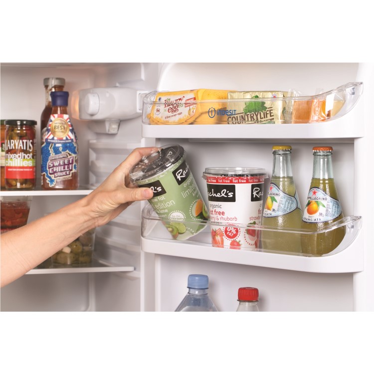 Indesit 235 Litre 50/50 Freestanding Fridge Freezer - Silver