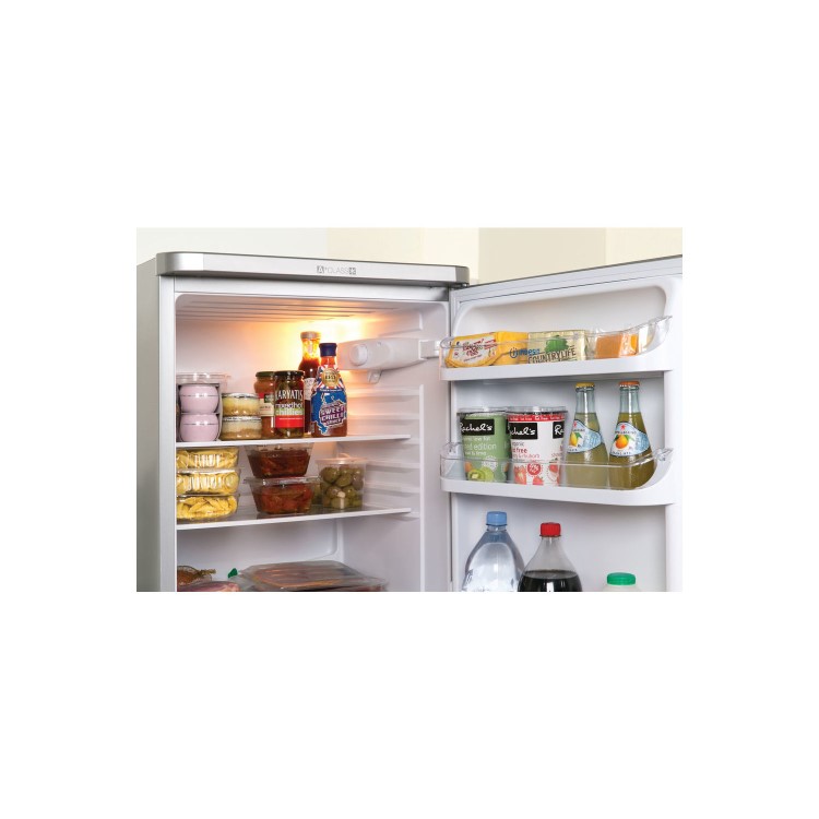 Indesit 235 Litre 50/50 Freestanding Fridge Freezer - Silver